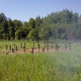 Фундаменты на винтовых сваях