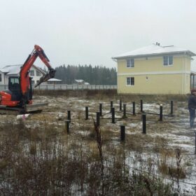 Фундаменты на винтовых сваях