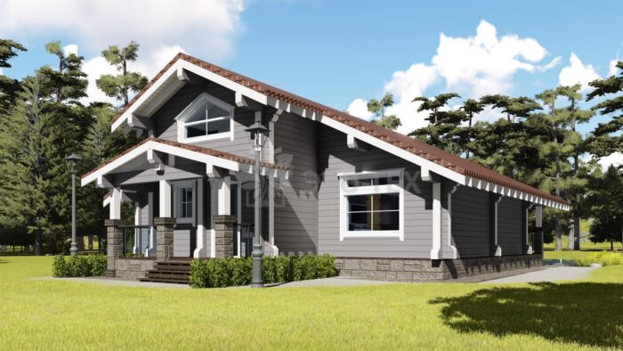 Проект дома Гарда клееный брус