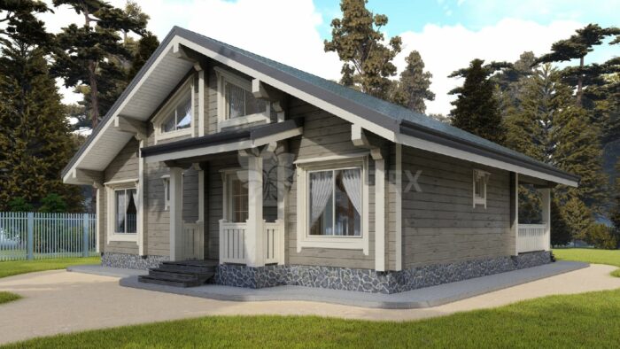 Проект дома Хельсинки клееный брус