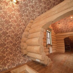 Фото интерьеры деревянных домов