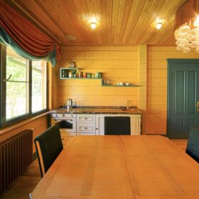 Фото интерьеры деревянных домов