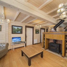 Фото интерьеры деревянных домов