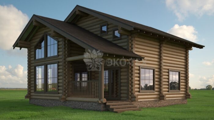 Проект дома Италика оцилиндрованное