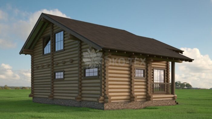 Проект дома Италика оцилиндрованное