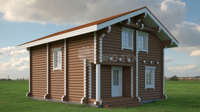 Проект дома Жаворонки оцилиндрованное