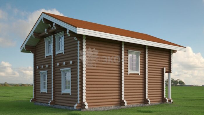 Проект дома Жаворонки оцилиндрованное