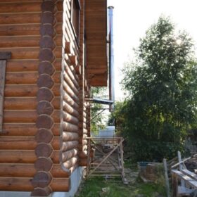 Фото коммуникации в деревянных домах