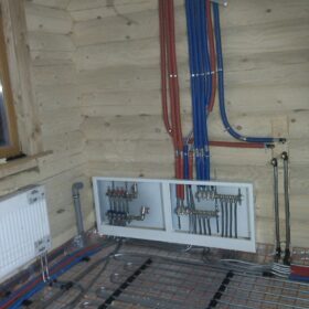 Фото коммуникации в деревянных домах