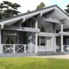 Проект дома Котка оцилиндрованное бревно