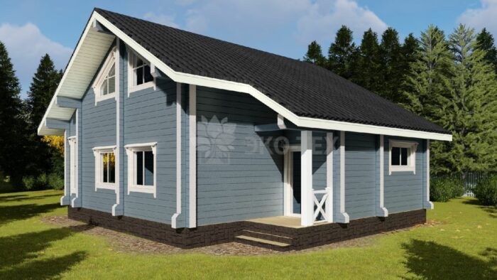 Проект дома Лесная сказка клееный брус