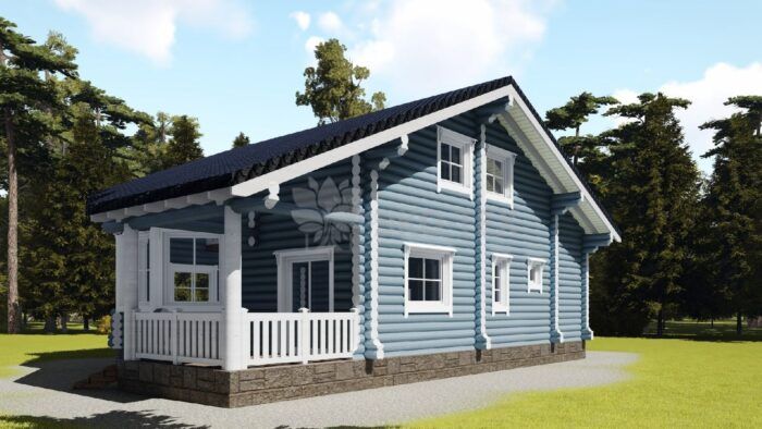 Проект дома Мечта оцилиндрованное бревно