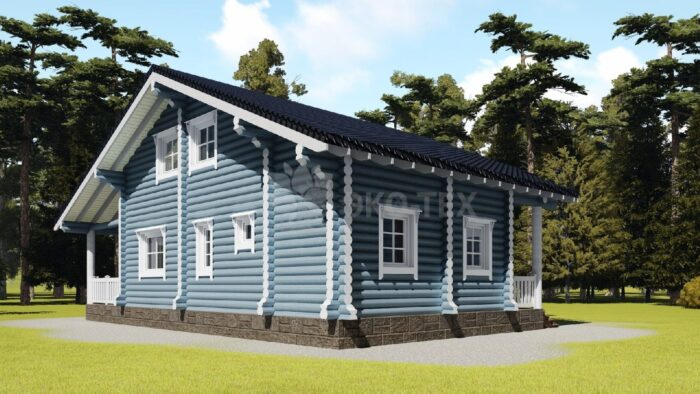 Проект дома Мечта оцилиндрованное бревно