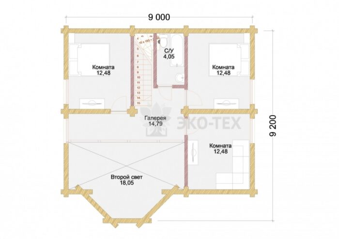 Проект дома Мечта оцилиндрованное бревно