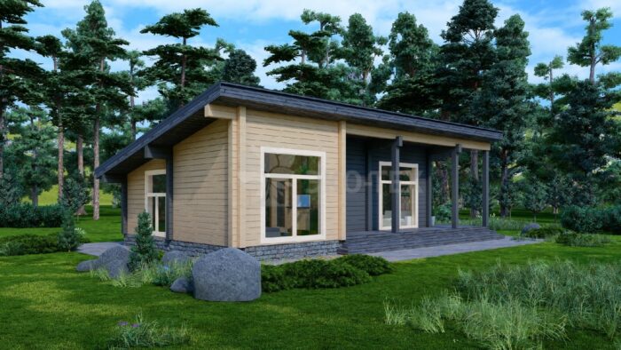 Дои из клееного бруса Модерн