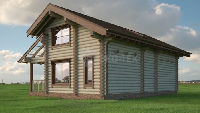 Проект дома Неаполь оцилиндрованное