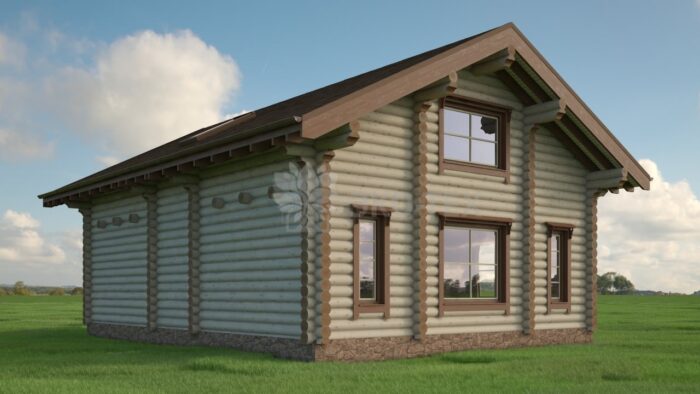 Проект дома Неаполь оцилиндрованное