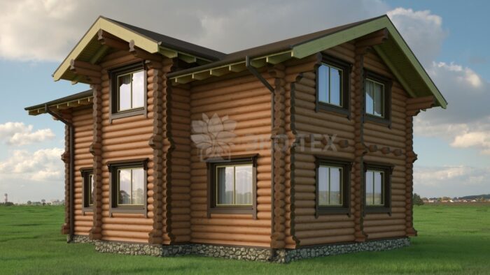 Проект дома Нимфа оцилиндрованное