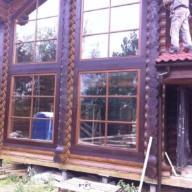 Фото отделочные работы деревянных домов