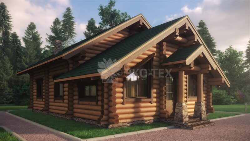 Проект дома Петро оцилиндрованное