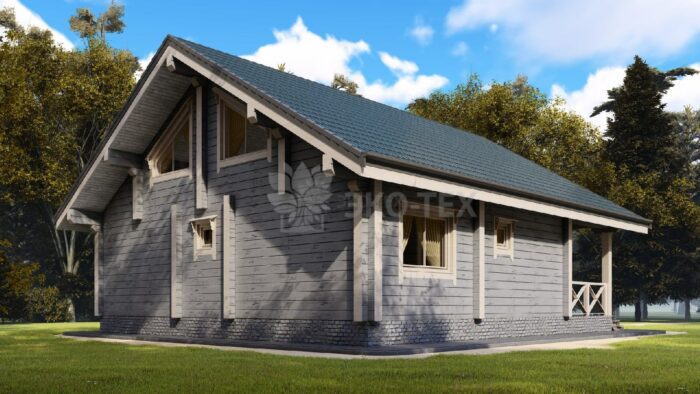 Проект дома Синдика клееный брус