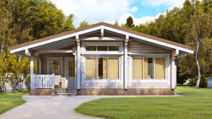 Проект дома Суздаль клееный брус