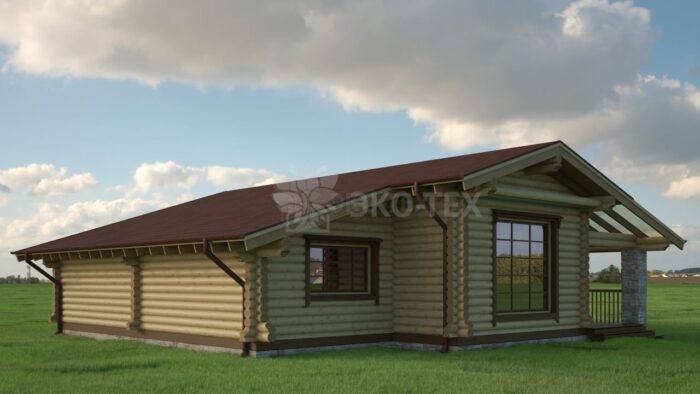 Проект дома Талдом оцилиндрованное