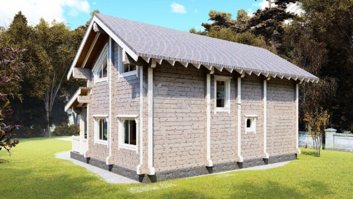 Проект дома Томилино клееный брус