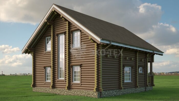 Проект дома Виктория оцилиндрованное