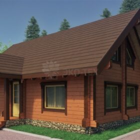 Проект дома Вишня клееный брус