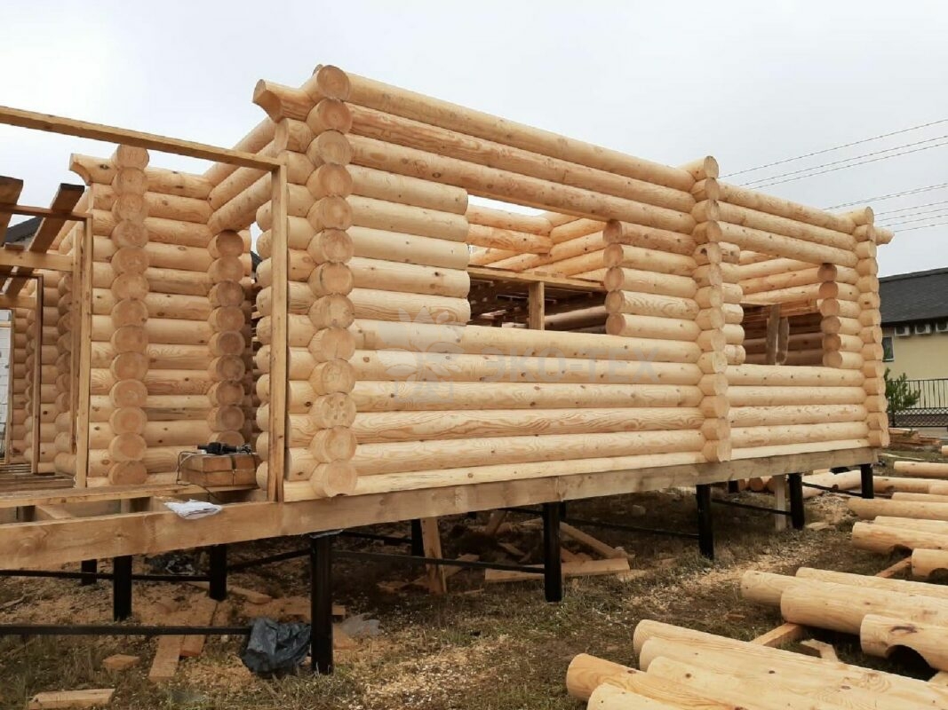 Эко-тех Этапы строительства дома "Пушкино"