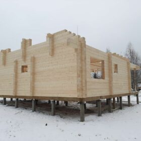 Эко-тех Этапы строительства дома "Синдика"