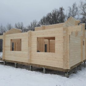 Эко-тех Этапы строительства дома "Синдика"