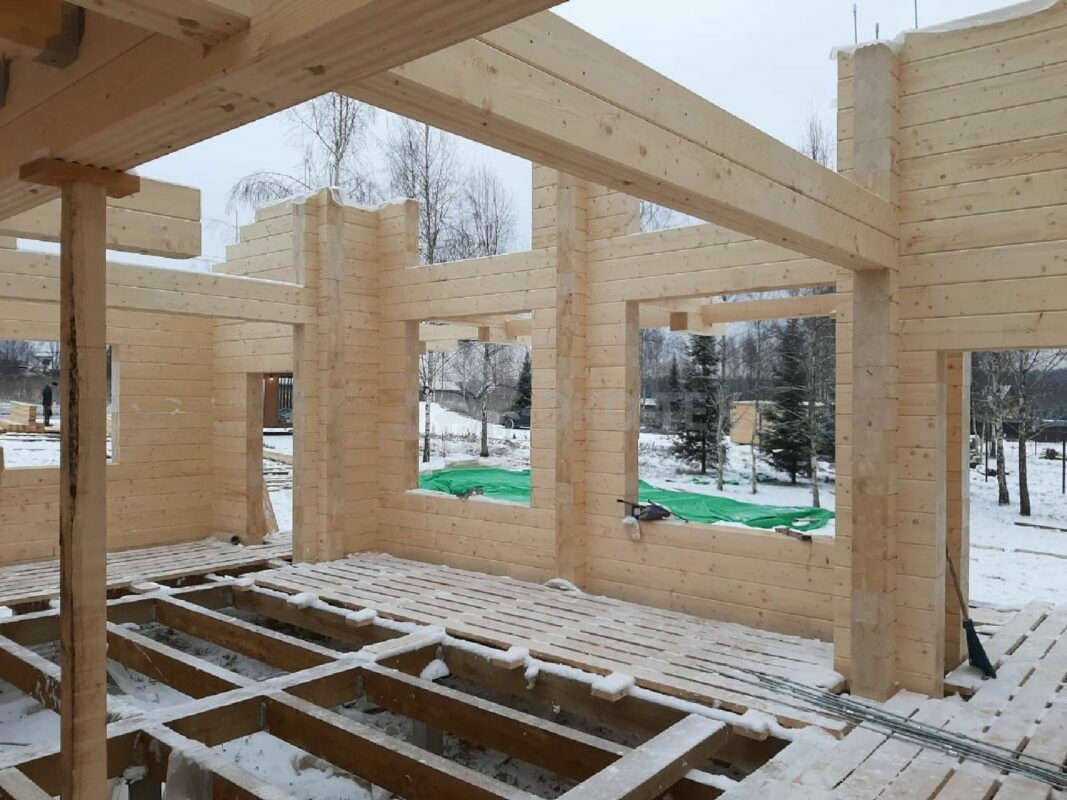 Эко-тех Этапы строительства дома "Синдика"