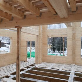 Эко-тех Этапы строительства дома "Синдика"