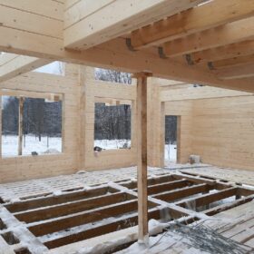 Эко-тех Этапы строительства дома "Синдика"