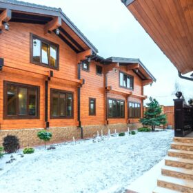 Эко-тех индивидуальный проект дома и бани