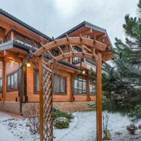 Эко-тех индивидуальный проект дома и бани