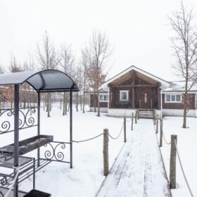 Эко-тех дом,оцилиндрованное бревно, строительство и отделка фото