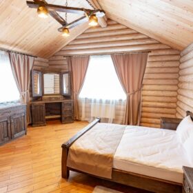 Эко-тех дом,оцилиндрованное бревно, строительство и отделка фото