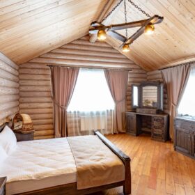 Эко-тех дом,оцилиндрованное бревно, строительство и отделка фото