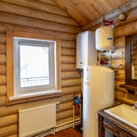 Эко-тех дом,оцилиндрованное бревно, строительство и отделка фото