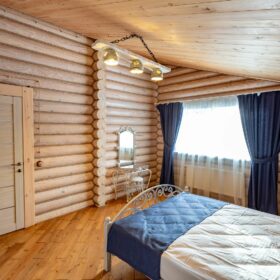 Эко-тех дом Талдом ,оцилиндрованное бревно, строительство и отделка фото