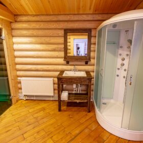 Эко-тех дом Талдом ,оцилиндрованное бревно, строительство и отделка фото