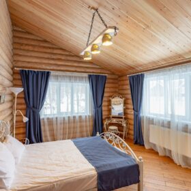 Эко-тех дом оцилиндрованное бревно, строительство и отделка фото