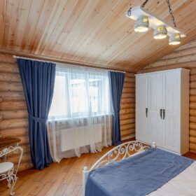 Эко-тех дом оцилиндрованное бревно, строительство и отделка фото