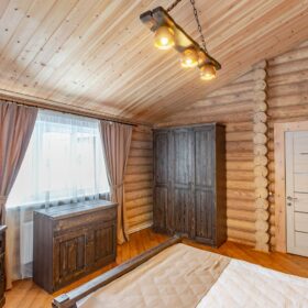 Эко-тех дом оцилиндрованное бревно, строительство и отделка фото