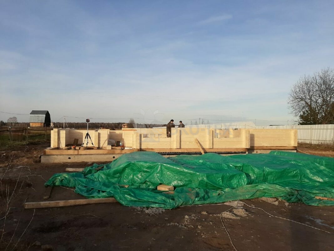 Эко-тех Этапы строительства дома "Беловежская пуща"