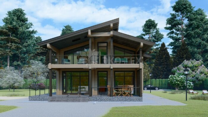 Проект дома Верея клееный брус