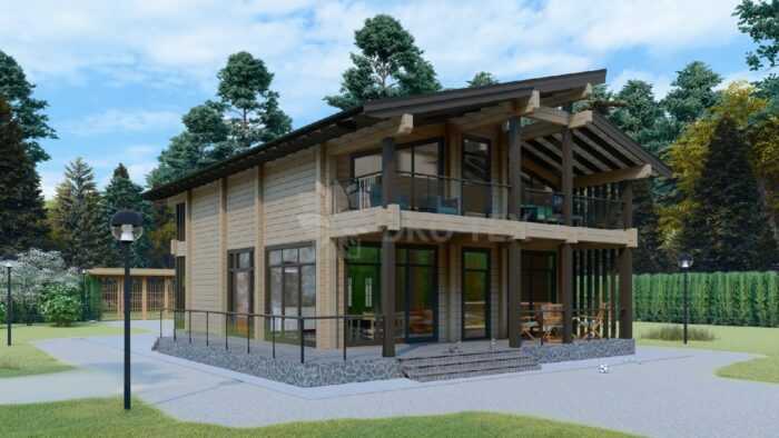 Проект дома Верея клееный брус